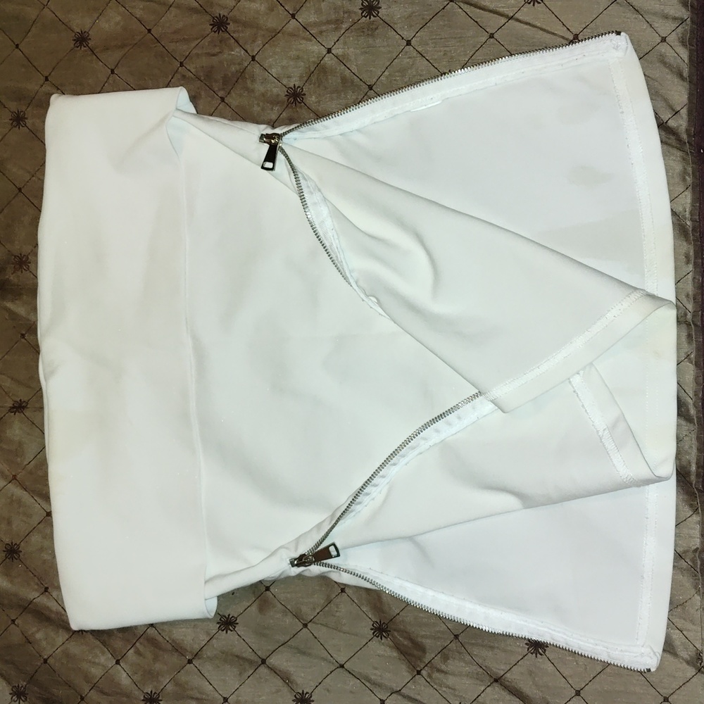 Zara strapless shirt